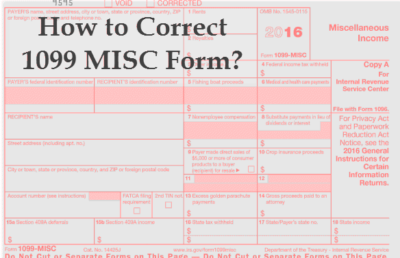  How to Correct a 1099 Form