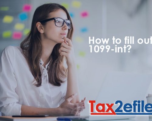 how to fill 1099 interest income form